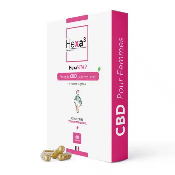 Capsules CBD Confort Menstruel – HexaVITA – Hexa3