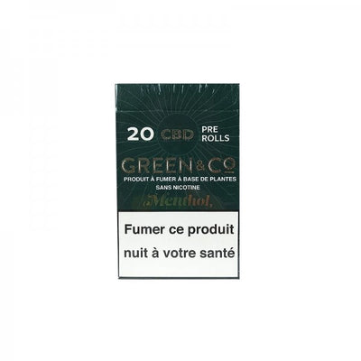 Cigarette CBD Menthol - Green And Co