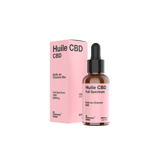 HUILE CBD 30ML - LE CHANVRIER SUISSE